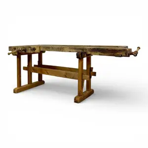 Industrial Wooden Workbench