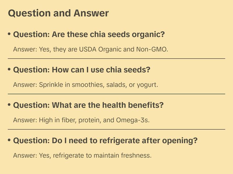 Barlean's Organic - Chia Seed - Ancient superfood & super antioxidant Vegan Fiber