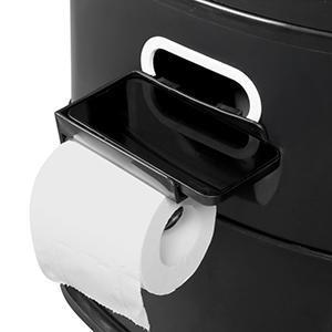 VINGLI Portable Toilet | Indoor Outdoor Commode w/Detachable Inner Bucket & Removable Paper Holder, Lightweight & Compact for Camping, Boat, Van, Emergency Use