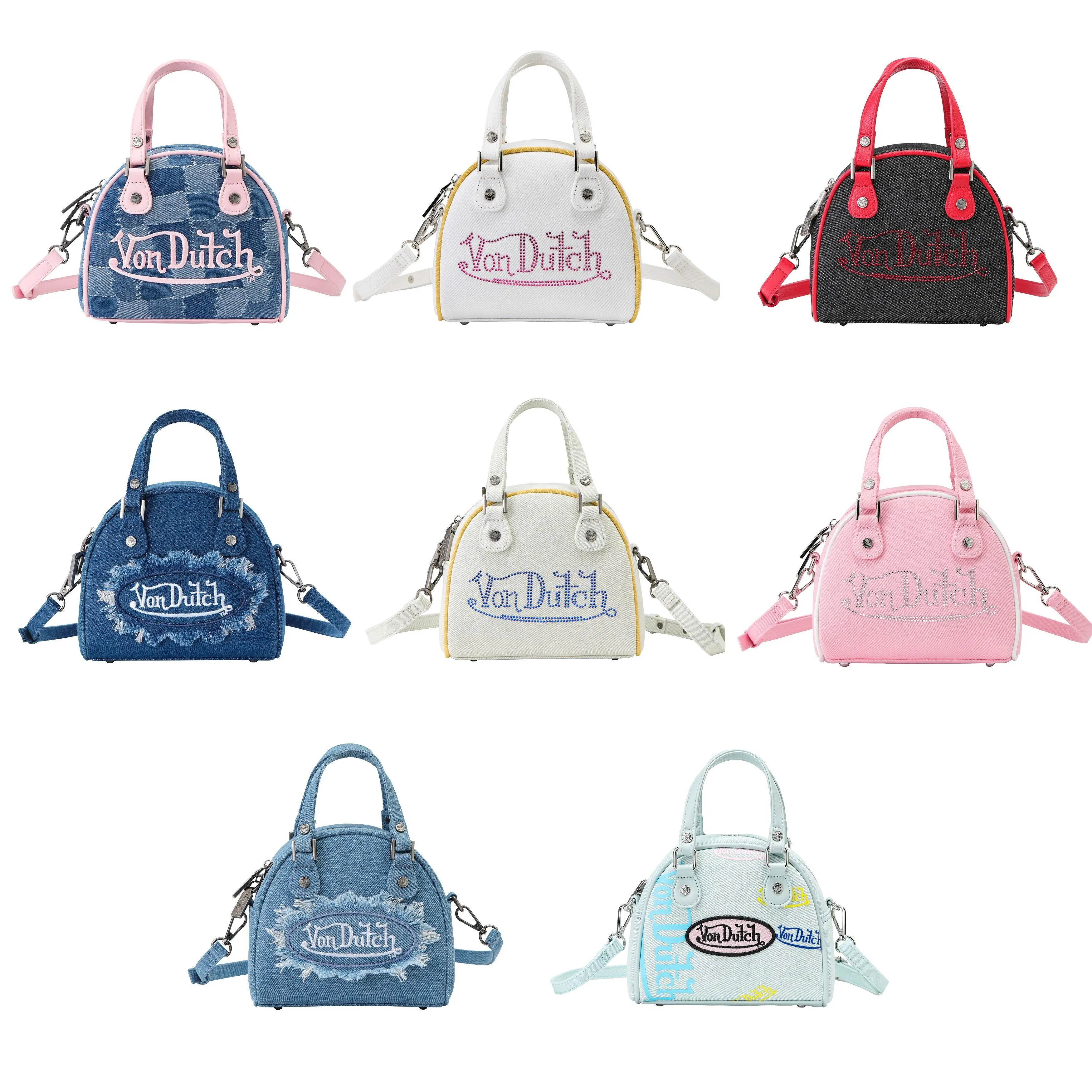 VON DUTCH DENIM BOWLING BAG - CORE COLLECTION