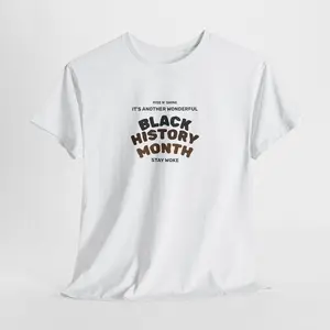 Black History Month Typography T-Shirt | Retro Brown Text