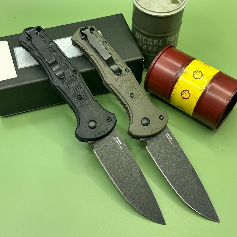 Pocket Folding Knife,D2 Steel Blade,Non-slip Nylon Fiber Handle,Suitable for Cooking，Camping & Fishing, Hiking Multifunctional Tool,Perfect for Men's Gift