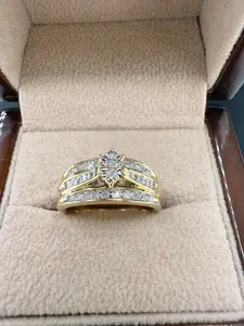 2.5 Carat Natural Diamond Engagement Ring – 10K Gold | Size 6