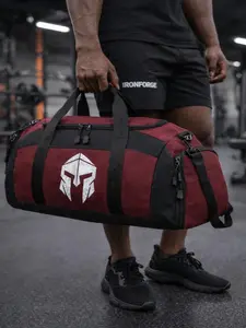 Spartan Helmet Gym Bag | Duffle Bag with Shoulder Strap, Fitness Travel Gear