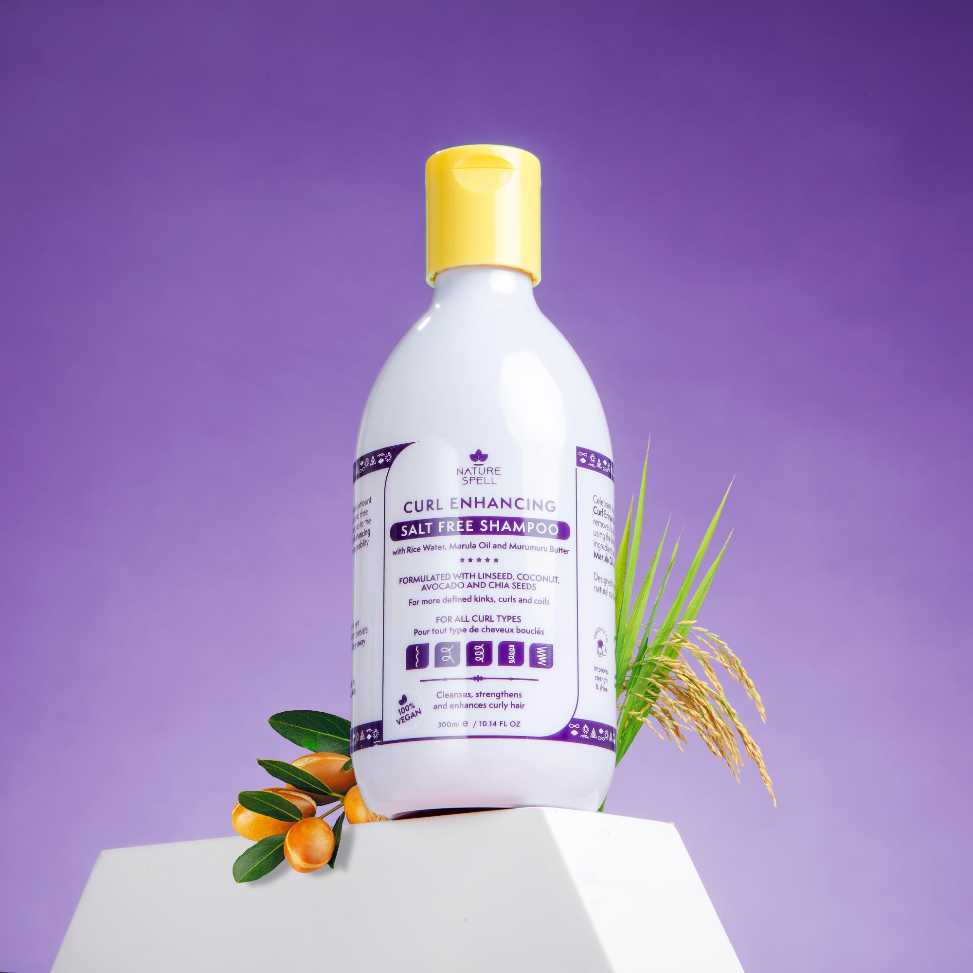 Nature Spell's Curl Enhancing Shampoo & Conditioner Duo 10.14 Fl Oz x 2