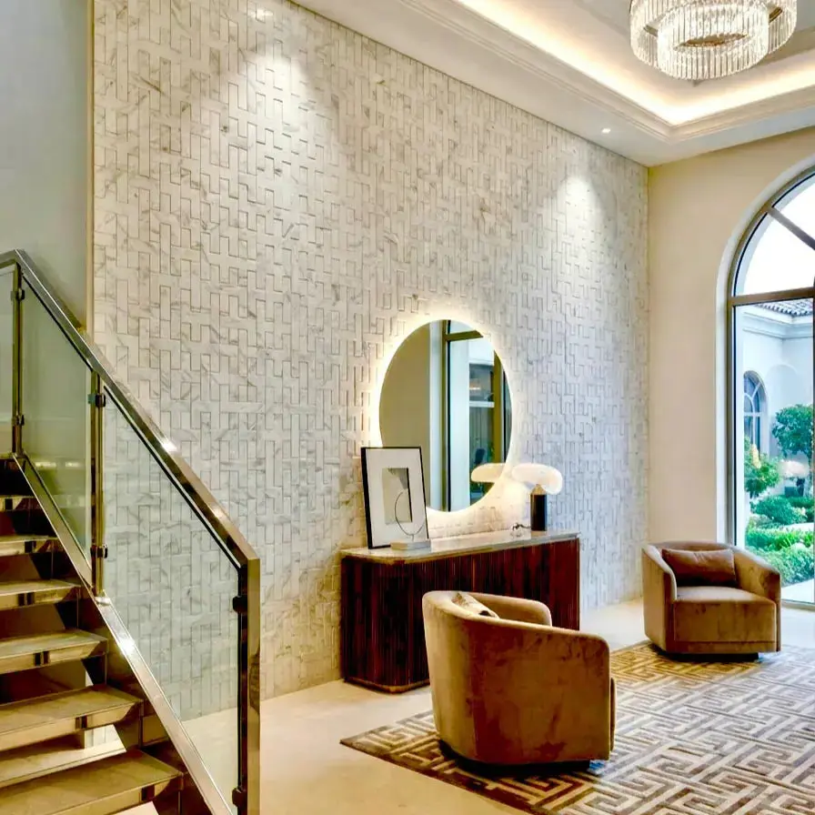 SAMPLE ICARUS ( 0.718 sqft sheet ) Wall Marble Tile