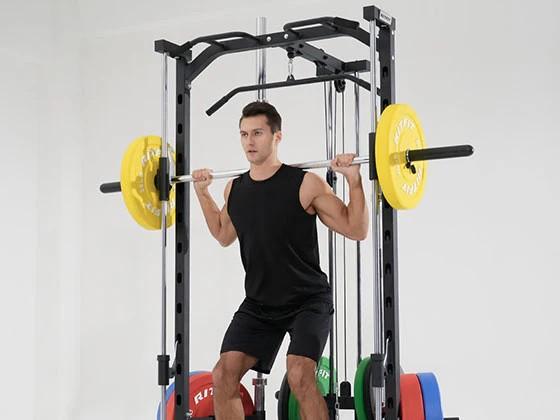 RitFit Pink PSR05 Smith Machine with LAT-Pull Down System and BLP01 Leg Press Hack Squat Package for Home Gym RitFit Pink PSR05 Smith Machine with LAT-Pull Down System and BLP01 Leg Press Hack Squat Package for Home Gym