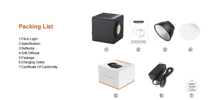 Indoor photography fill light, mini design - wireless technology - portable, adjustable RGB function, 24 movie-level lighting modes, 13400mAh battery with 5-hour long battery life, suitable for outdoor shooting and professional photography.