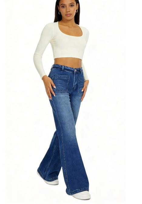 Women Wide Leg Jeans High Waist Baggy Jeans Loose Boyfriend Jeans Denim Pants Y2K