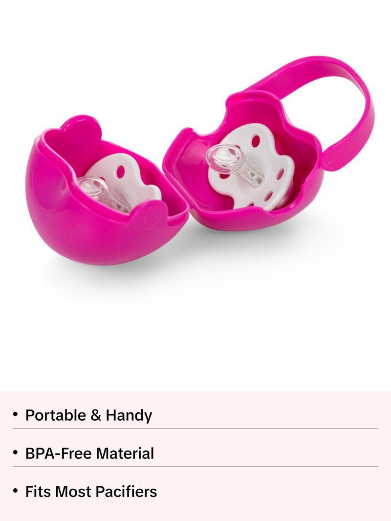Primo Passi Pacifier Case, Pink - Perfect for Soothing Your Baby Primo Passi Pacifier Case, Pink - Perfect for Soothing Your Baby