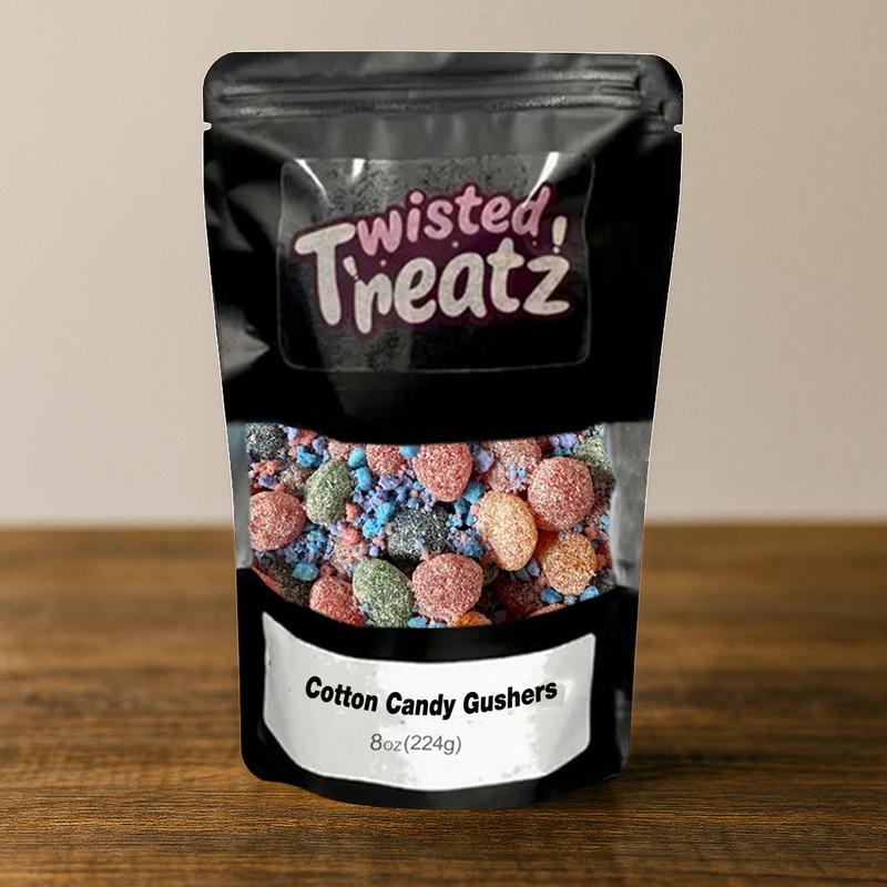 Mixed Gushers Candy Pack Sour Blue Raspberry Gushers Sour Watermelon Gushers Sour Wild Cherry Gushers Cotton Candy Gushers Chamoy Tajin Gushers (8oz) - (Choose Your Flavor Variation 1 Pack)