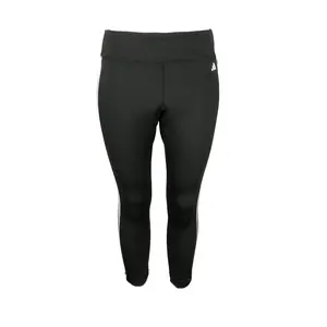 adidas Womens Train Essentials 3-Stripes High Waisted 78 Leggings Plus Casual - Black