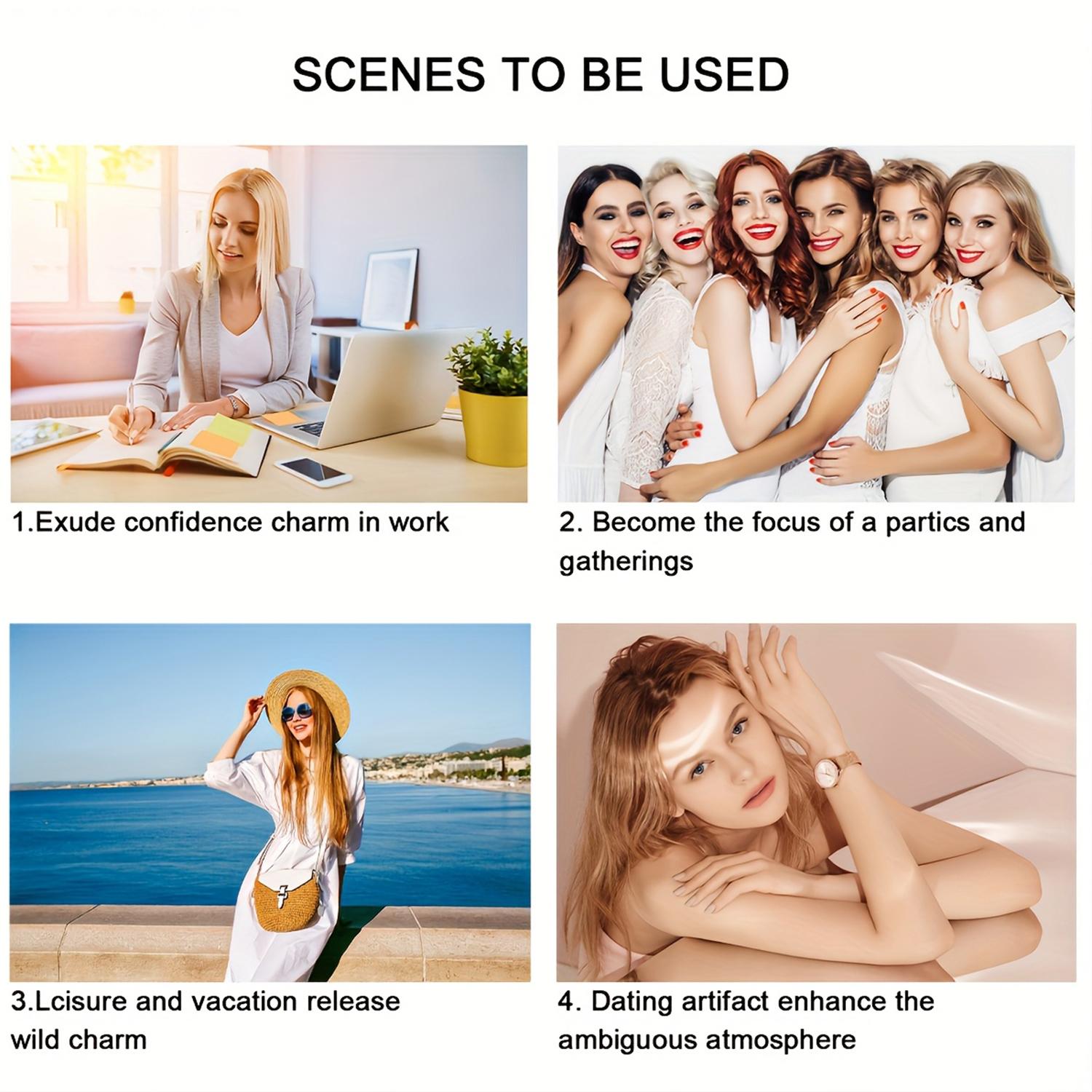 Pheromone Perfume, Female-Specific Venom Fragrance, Aphrodite's Pheromone Perfume, Male Attractant Pheromone Oil for Women, Roll-On Pheromone Oil, Ladies' Pheromone Perfume