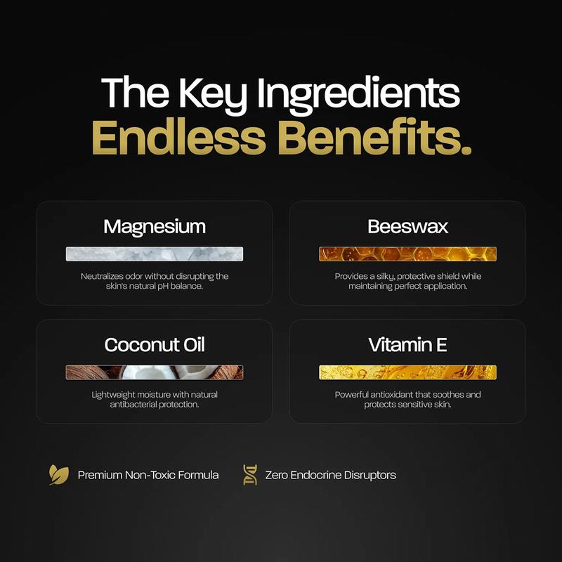 BASED High Performance Deodorant: Aluminum-Free, 24-Hour Odor Protection, Simple Effective Daily Essential