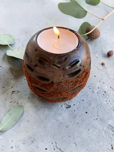 Banksia Pod Tea Light Holder | Botanical Home Decor | Australian Natural Object