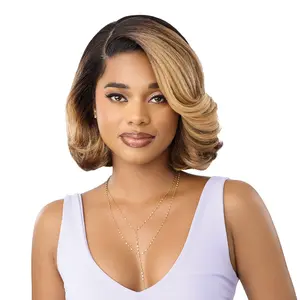 Outre HD Lace Frontal Wig Perfect Hairline Glueless Fully Hand-Tied 13X4 Swoop Series Swoop23
