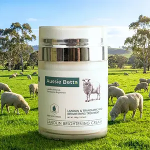 Aussie Betta Miracle Lanolin Peptide Cream Anti-Aging Moisturizer with Shea Butter & Multi-Peptide Complex for Deep Hydration & Sensitive Skin Smoothing - Hydrate