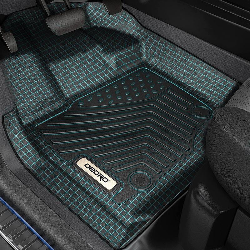 YITAMOTOR Floor Mats Compatible with Mazda CX-5 2017-2025 Includes 2 Rows & Cargo Liner Set TPE All-Weather Protection Black