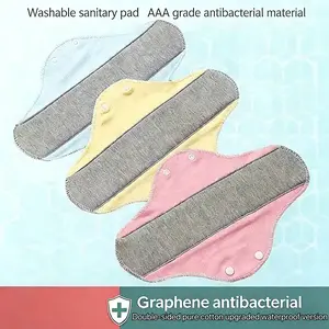 10pcs Leak-Proof Waterproof Washable Incontinence Pads with Graphene Aseptic Technology for Elderly Care AAA Grade Antibacterial Material