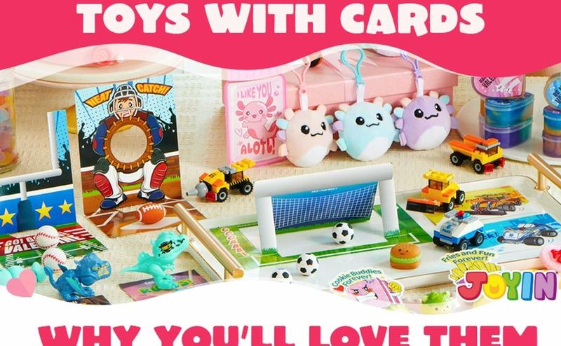 JOYIN 35 Valentines Day Die-Cast Racing Cars Gift Cards for Kids with Valentine’s School Classroom Exchange Greeting Cards, Vehicle Party Favor Toy Supplies