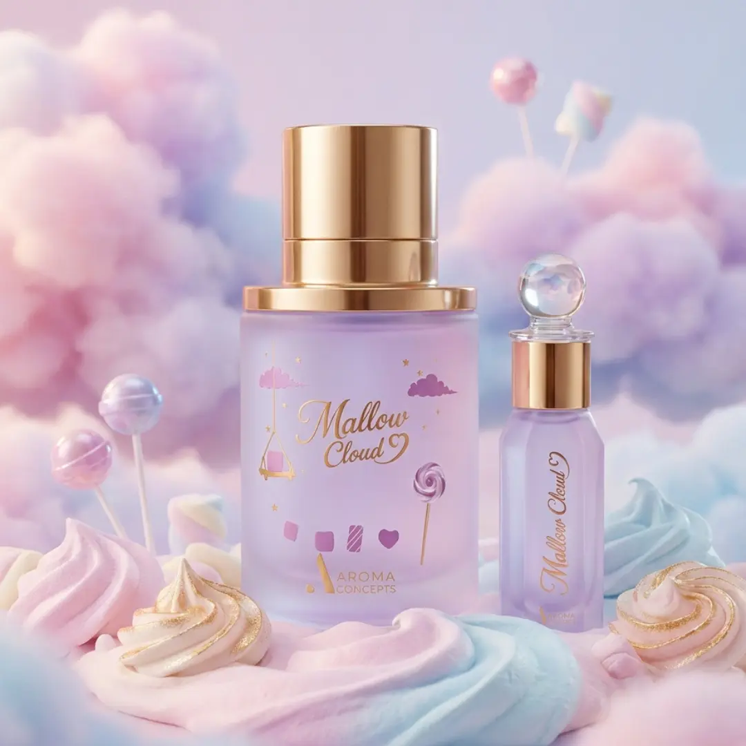 Bundle Mallow Cloud 9 EDP 50ml & Perfume Oil 14ml Women's Fragrance by Aroma Concepts