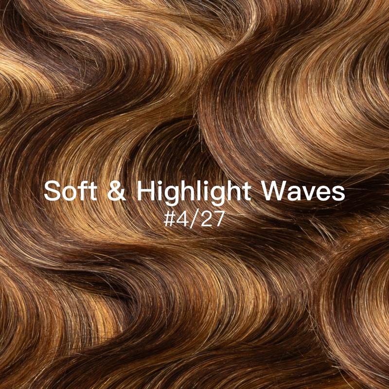 [Wequeen] #FB30 Highlight Hair Bundles Brazilian Colored Human Hair #T1B/P4/27 Body Wave Straight Quick Weave Sew in/Glue in Budget Friendly 10A Valentine Gifts