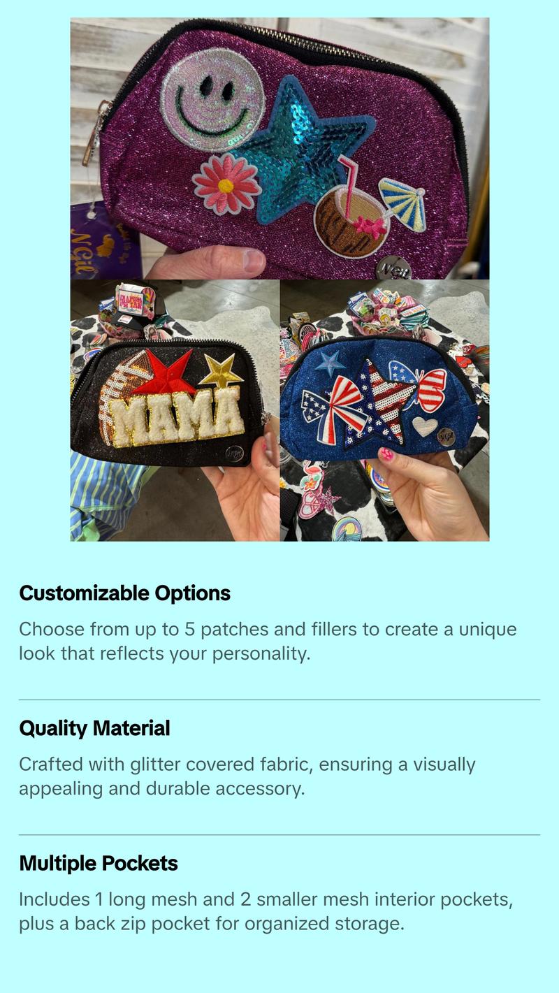 Build Your Own Belt Bag - Up to 5 Patches & Fillers