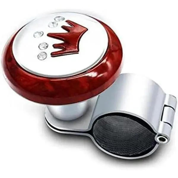 Car Steering Wheel Power Assist Ball - Universal 360° Rotation Spinner Knob with Precision Ball Bearing, Non-Slip Rubber Pad, 5 Styles for Car Truck SUV, 1-Finger Effortless Steering, Vehicle Accessories, Ball Bearings, Steering Wheel Covers