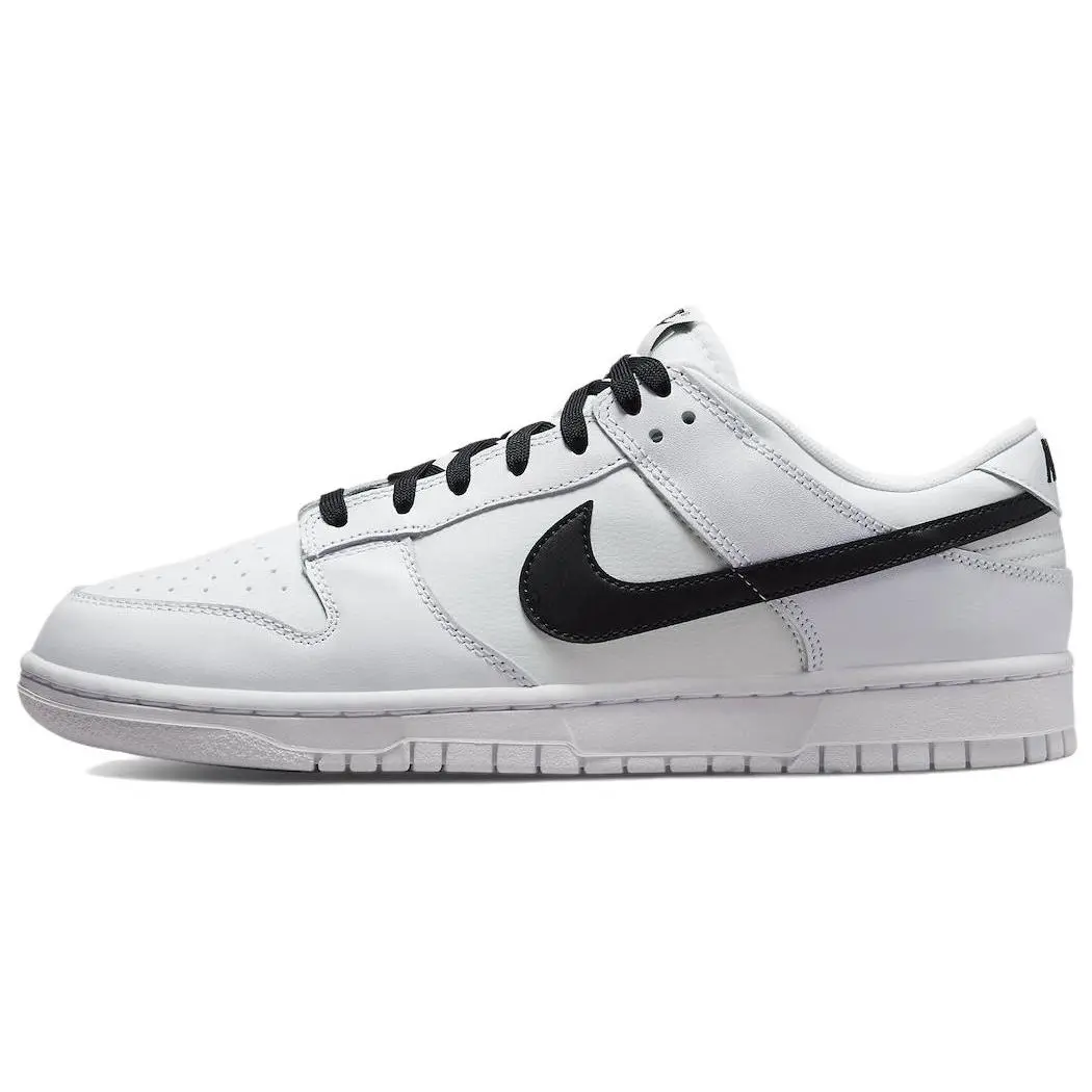 Nike Dunk Low Reverse Panda' Retro Skate Shoes Men's White Black DJ6188-101