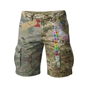 #L8NC - Hungry Survival Camo Cargo Shorts