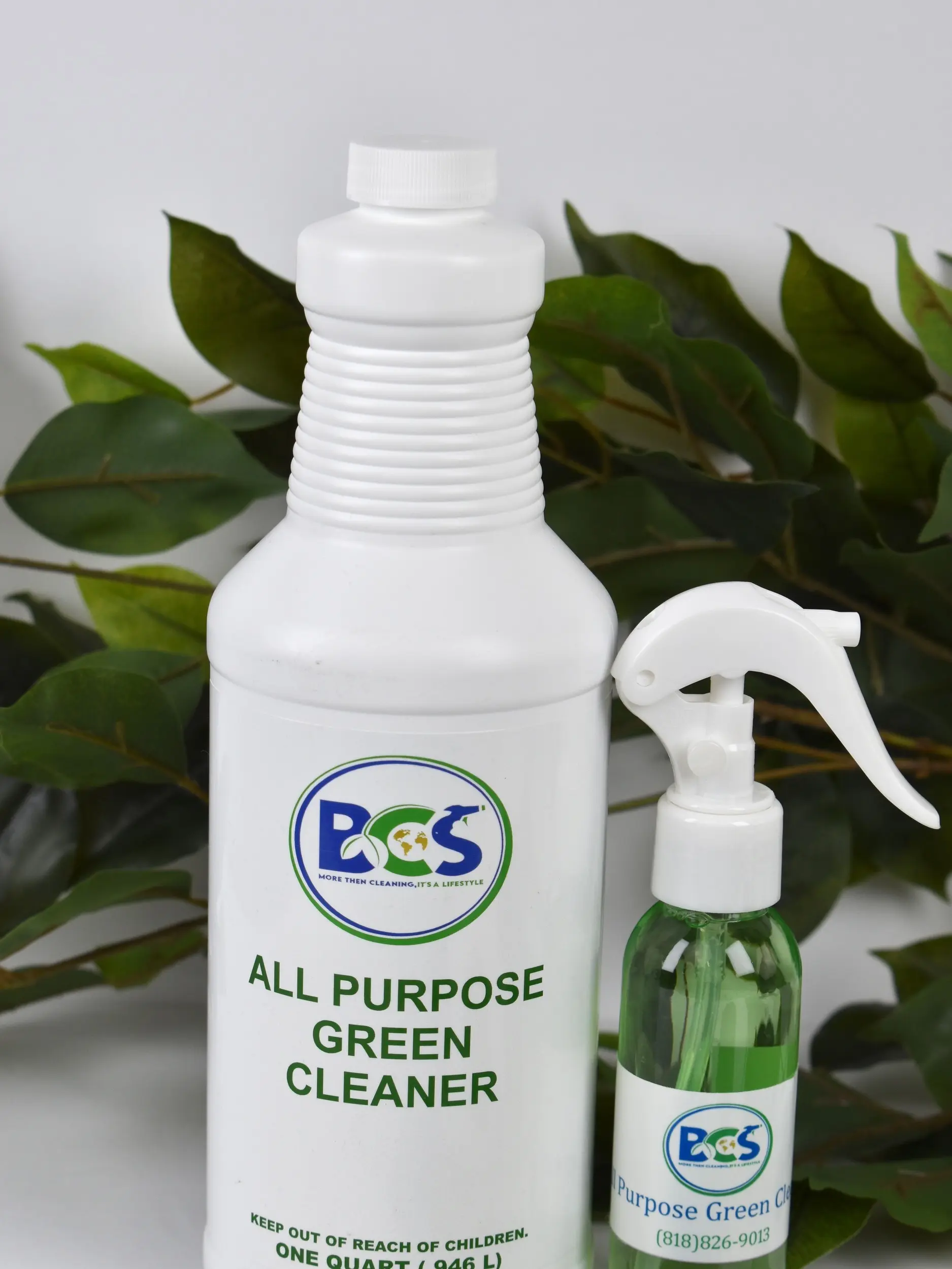 BCS All Purpose Green Cleaner Concentrated Formula - Effective Cleaning Solution for Various Surfaces