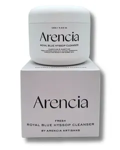 ARENCIA Blue Hyssop Cleanser 120g – Gentle & Hydrating Face Wash/ purifying ,deep cleansing. Facial Moisture