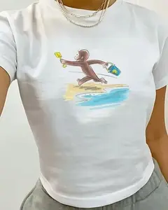 curious george Graphic Baby tee