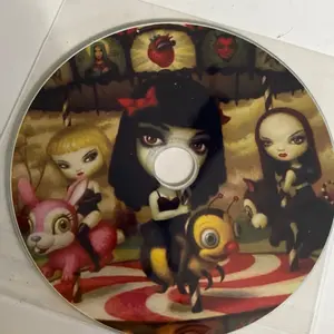 Jack off Jill clear hearts grey flowers promo cd in plastic sleeve