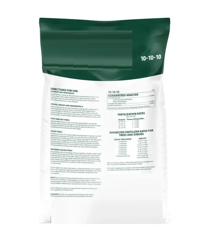 All Purpose Plant Fertilizer, 10-10-10 Fertilizer, 40 lb.