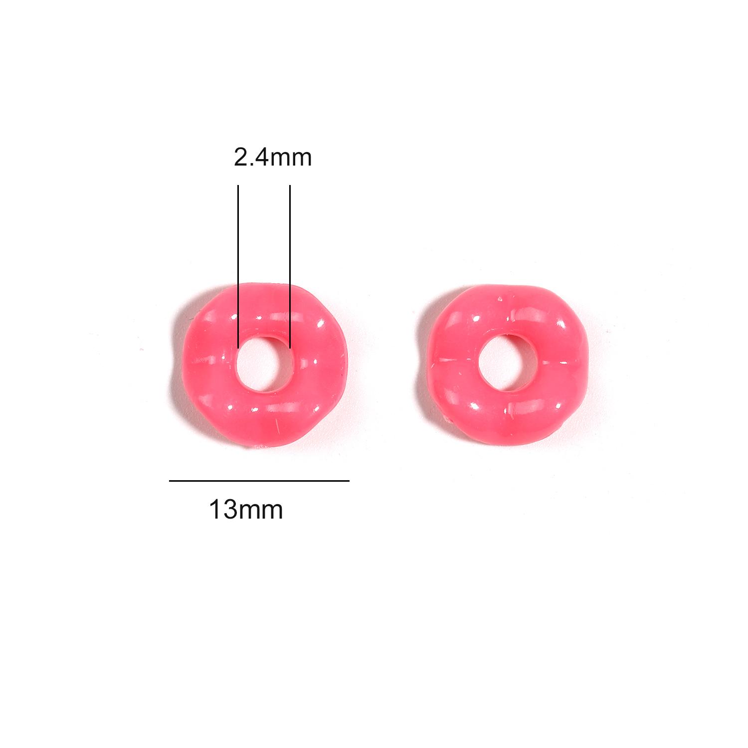 【B118】 Acrylic Wreath with Handmade Beading Material for Fresh and Sweet Jewelry Accessories and Toy Jewelry Beads