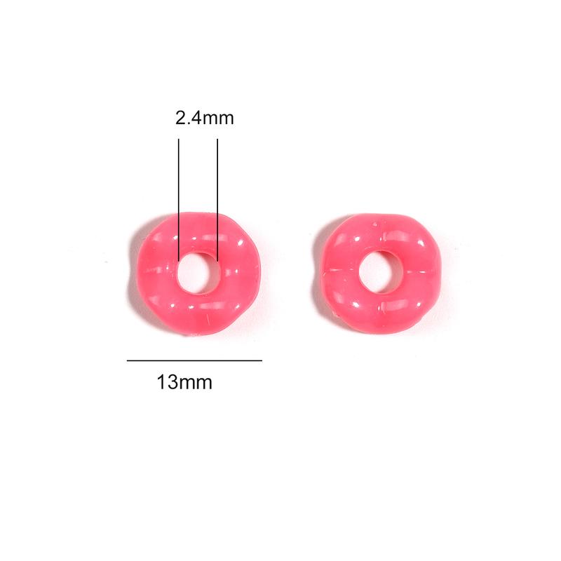 【B118】 Acrylic Wreath with Handmade Beading Material for Fresh and Sweet Jewelry Accessories and Toy Jewelry Beads