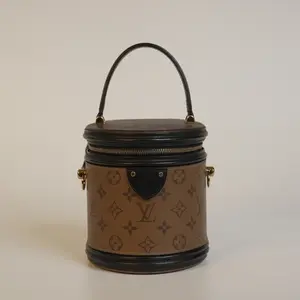Pre-owned Louis Vuitton Monogram CANNES Bucket Bag Classic Shoulder & Crossbody Bag for Everyday Use