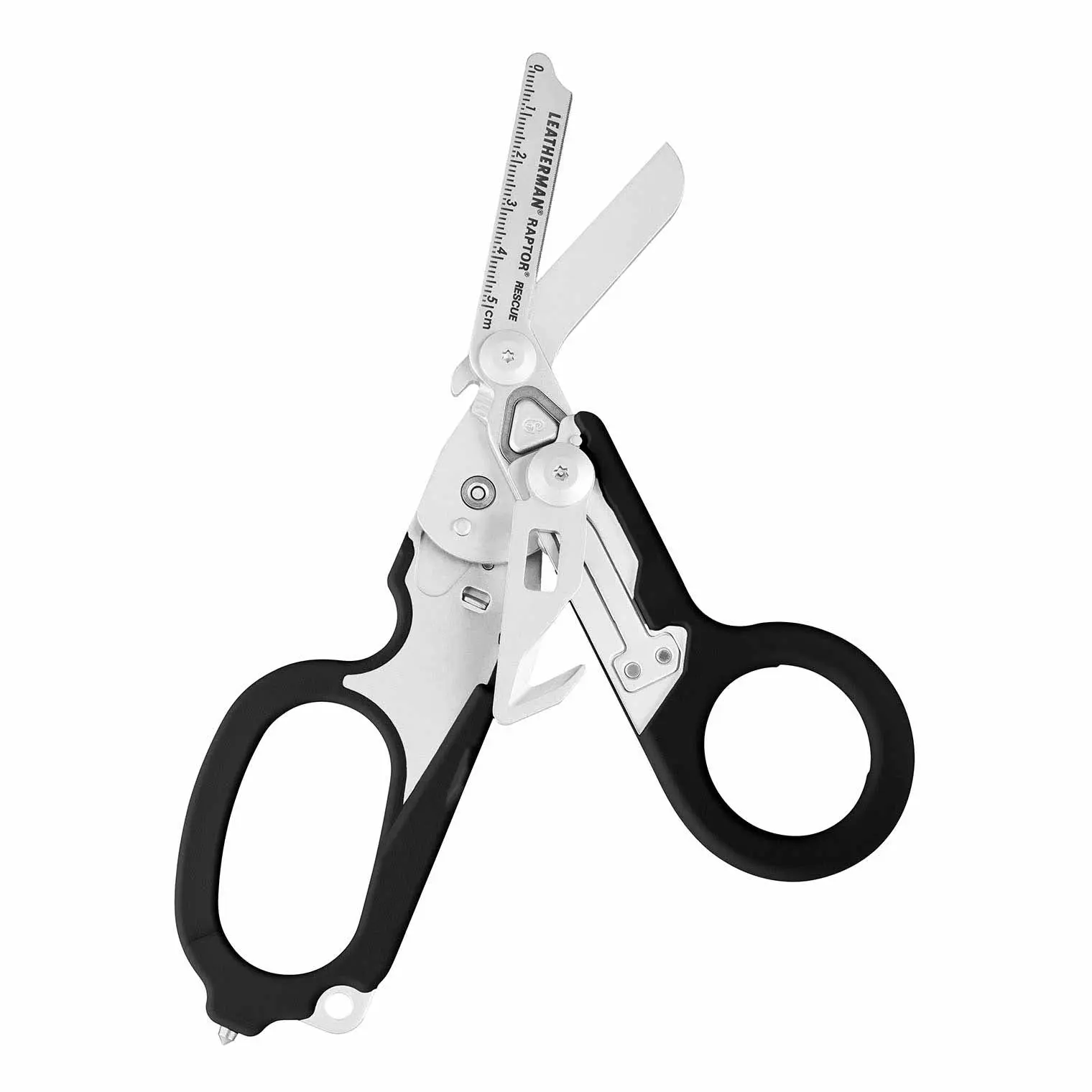 Leatherman Raptor® Rescue 6-in-1 Heavy-Duty Scissors - Multifunctional Tactical Hand Tool with Cutting Capability for First Responders, Holster, Emts