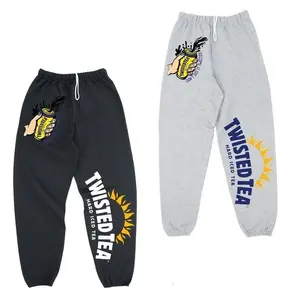 Twisted Tea Sweatpants, Funny Beer Lover Sweatpants, Summer Party Lounge Pants, Loose Fit Sweatpants