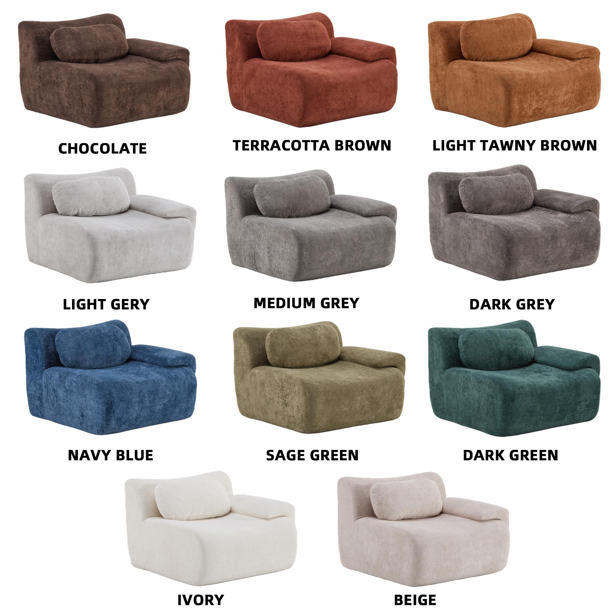 【Multi-Package Delivery】184" Luxe Wave-Shaped Modular Sectional Sofa, Premium Short-Pile Fabric Convertible Sofa Bed with Ottoman, Boneless Sleeper Couch, Multifunctional Modern Sofa for Living Rooms/Offices/Apartments/Party Venues