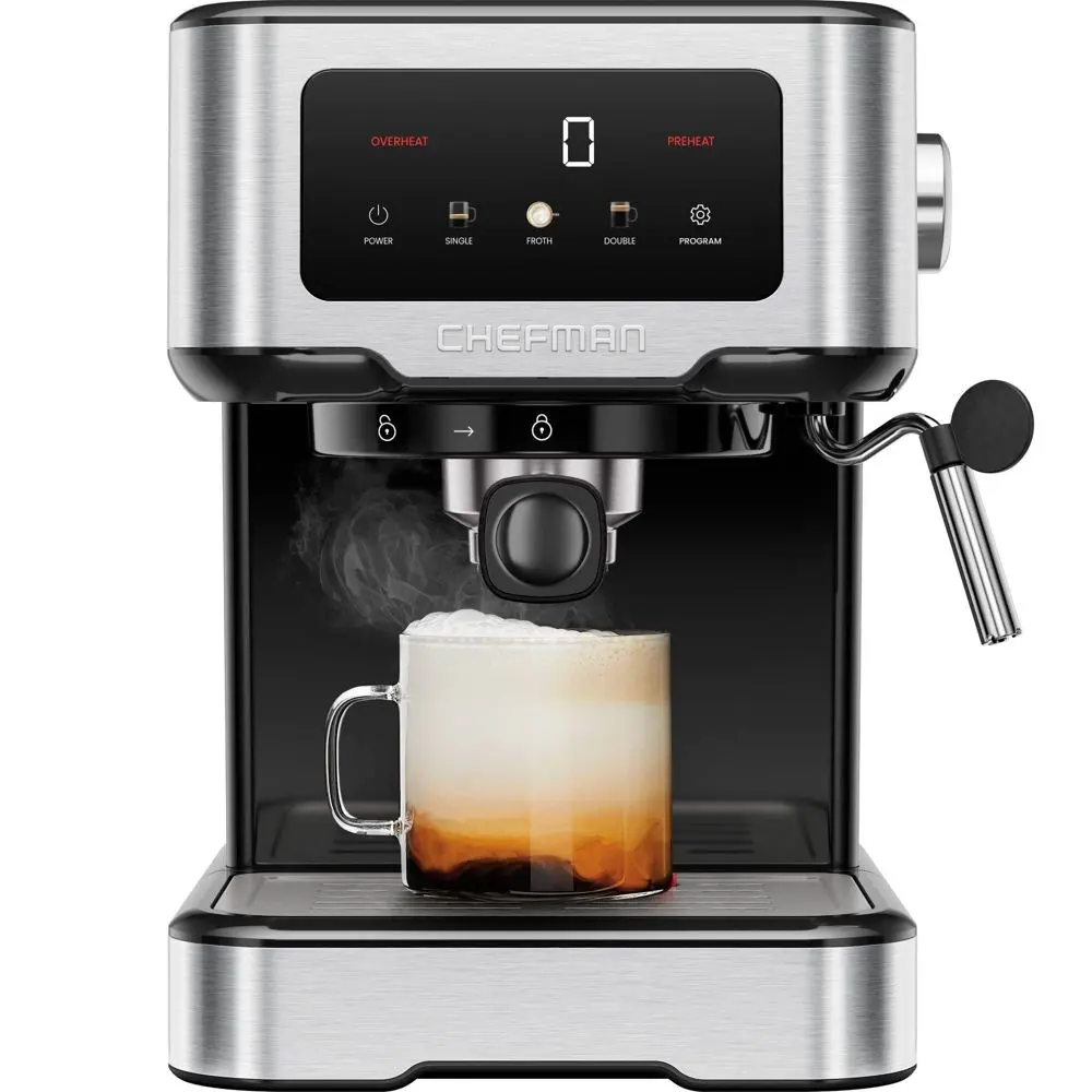 Chefman CraftBrew Espresso Machine Stainless Steel Chefman CraftBrew Espresso Machine Stainless Steel