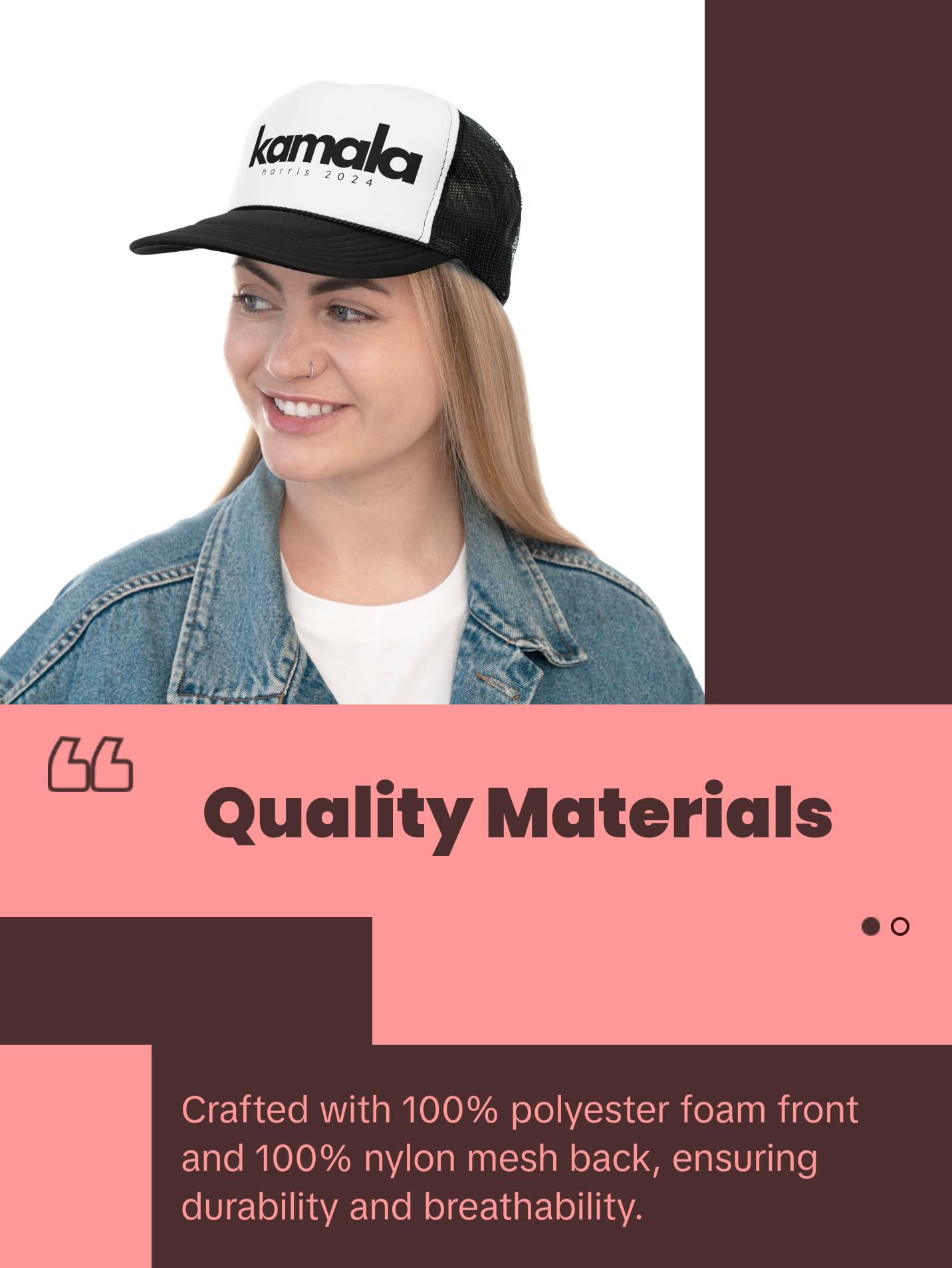 Kamala Harris Trucker Hat - Harris 2024 Hat