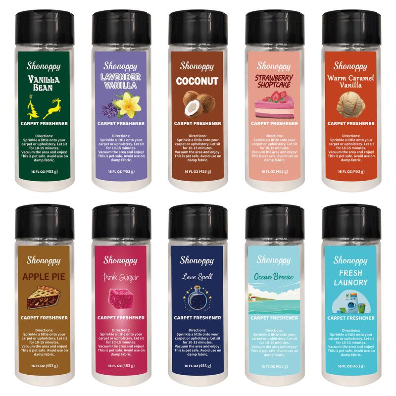 16oz Home&Pet Carpet Deodorizer Air Freshener, Long Lasting Fragrance Upholstery Deodorizing Powder, Scented Perfume Household Deodorizer,Car Interior Air Freshener Cleaner