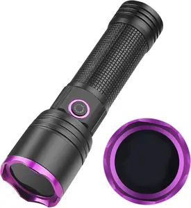 UV 365 LED Flashlight Pet Urine Detector for Cat Dog Urine Stains & Ringworm Detection