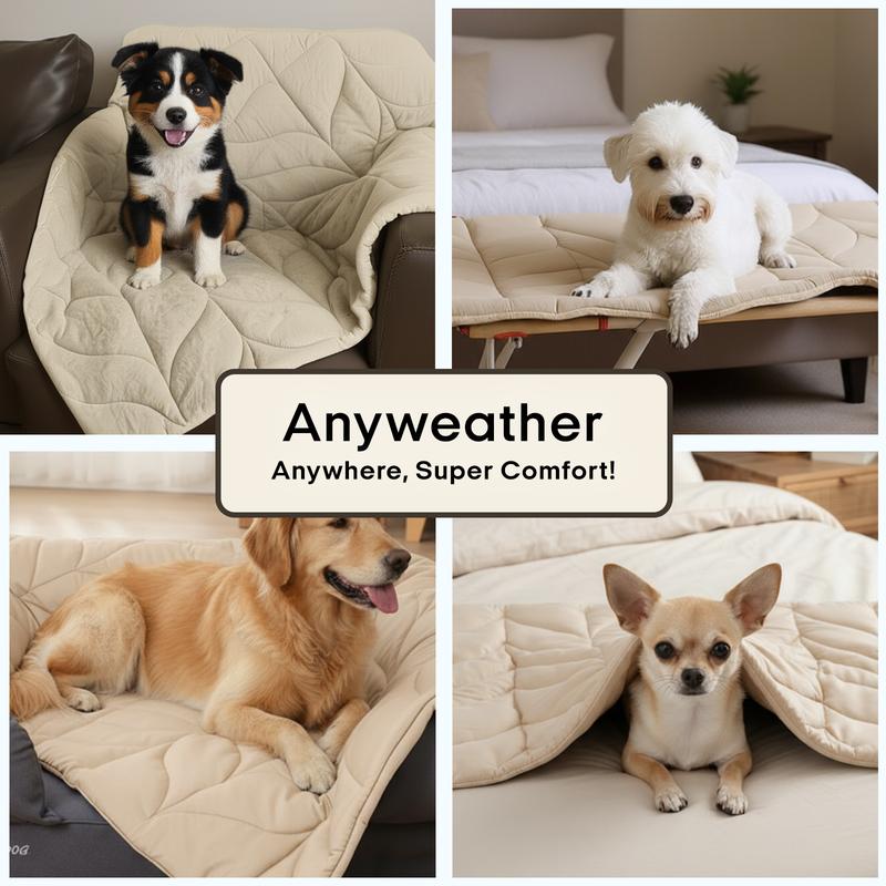 Vagascape Bamboo Cooling Pet Mat for Dogs & Cats – Cozy Cooling for All Seasons, Eco-Friendly, Odor-Resistant & Breathable Bed Mat, Portable, Machine Washable, Durable, Ideal for Crates, Cars & Camping