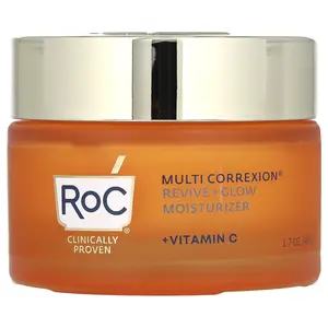 RoC Multi Correxion, Revive + Glow, Moisturizer + Vitamin C, 1.7 oz (48 g)