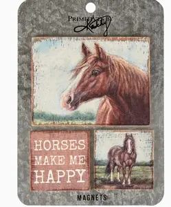 Western themed magnet set