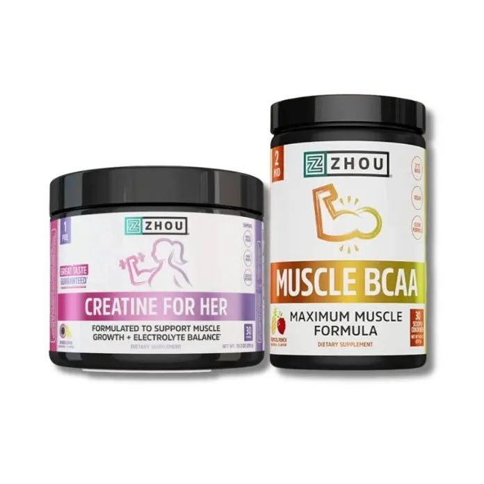 Zhou Active Essentials Bundle - Creatine For Her + Muscle BCAA