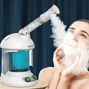 Facial Steamer-Nano Ionic Face Steamer with 360° Rotating Arm Portable Facial Steamer, Deep Cleaning, Home Facial Spa, Personal Care for Salon or Home Use